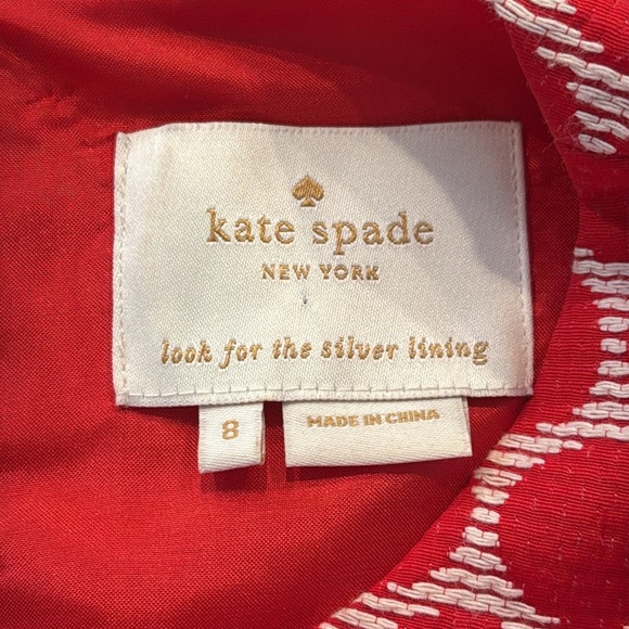 Kate Spade 'cory' dot jacquard fit & flaredress SZ 8 - Picture 8 of 8
